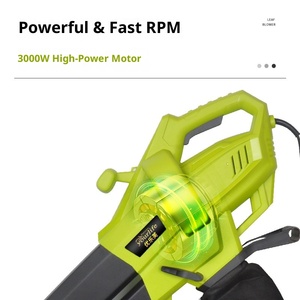 Souffleur de Suie Industriel et Domestique en Plastique, <span class=keywords><strong>Aspirateur</strong></span> Électrique Haute Puissance, Vitesse de l'Air 75 m/s, Débit d'Air 13,2 m/min, Souffleur de <span class=keywords><strong>Feuilles</strong></span> - Product Image 3