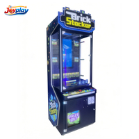 Machine de jeu d'arcade à monnayeur très rentable, type empileur de jouets, attrape-jouets, machine à cadeaux et à prix, avec fonction d'empilage de briques