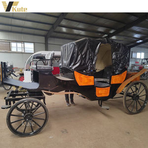 Voiture de tourisme électrique à traction équine spéciale, modèle ouvert de type calèche européenne - Product Image 1