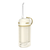 Mini irrigador de agua retráctil, tanque de 150ml, batería de 1100mAh para irrigador bucal, accesorio de viaje ultraportátil