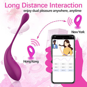 Vibratore a sfera <span class=keywords><strong>Kegel</strong></span> controllato da app, telecomando Bluetooth, indossabile, impermeabile, stimolatore del punto G in silicone, Love Egg per donne - Product Image 2