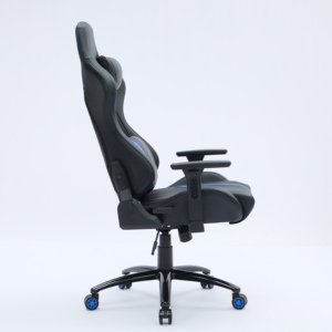 Silla de Juego Reclinable <span class=keywords><strong>180</strong></span> <span class=keywords><strong>Grados</strong></span> con Respaldo de Espuma de Alta Densidad y Cuero PU, con Logotipo Personalizado y Reposabrazos 3D - Product Image 3