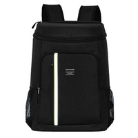 Sac à dos isotherme grande capacité en promotion, sac de livraison alimentaire thermique à isolation épaisse, sac de pique-nique et de camping étanche en EVA