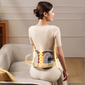 Ceinture de soutien lombaire Pro Air WaveMassage avec thérapie thermique par pression, modèle phare gris et blanc, articles ménagers intelligents>>Produits pour la maison intelligente - Product Image 2
