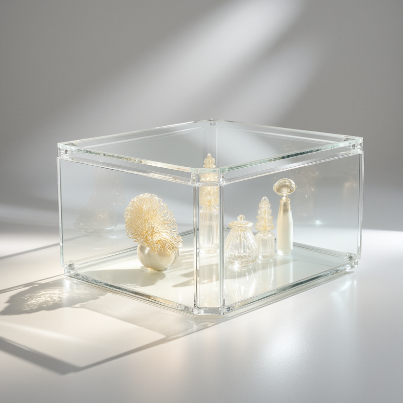 Custom Size and Thick Transparent Toughened
