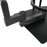 Tabouret de coiffeur réglable pour salon de beauté, chaise de coiffeur pivotante avec roulettes, chaise de technicien de salon, tabouret pivotant