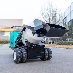 HIGHTOP HT800 Wheel Mini <span class=keywords><strong>Concrete</strong></span> <span class=keywords><strong>Mixer</strong></span> 400L Self-loading Mini Dumper - Product Image 4