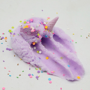 2020 Hot Sale Ice Cream Colorful Magic Changing Fluffy Silk Slime - Product Image 4