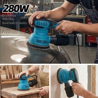 Ponceuse à disque/tambour industrielle avec sac de collecte de poussière, polisseuse pour le travail du bois, contrôle variable à 6 vitesses, ponçage électrique portatif 220V
