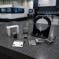 Service de découpe laser, pliage et soudage CNC sur mesure en acier inoxydable et aluminium de haute précision pour la fabrication de tôles métalliques