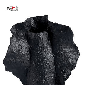 <span class=keywords><strong>2022</strong></span> nouveau Style usine Offre Spéciale Vase à bourgeon noir Vase en céramique texturé <span class=keywords><strong>de</strong></span> fleur d'art moderne pour autre décoration <span class=keywords><strong>de</strong></span> la maison - Product Image 6