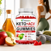 Capsules de vinaigre de cidre de pomme Keto à marque privée 60 unités Soutien beauté Adulte Vente en gros OEM Bonbons gélifiés