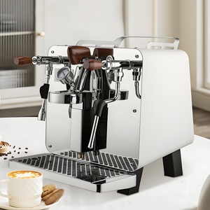 Machine à café expresso commerciale de qualité supérieure avec poignée de 58 mm, double mode d'alimentation en eau et pré-infusion, haute qualité - Product Image 3