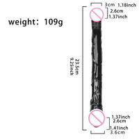 Dildo Doble de 18 Pulgadas, Flexible, Doble Punta, Juguete Sexual Unisex para Parejas Adultas