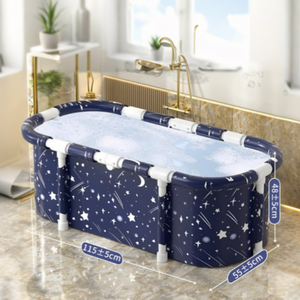 성인용 공장 직접 도매 접이식 욕조 | 6 층 단열재가있는 휴대용 접이식 욕조 - Product Image 2