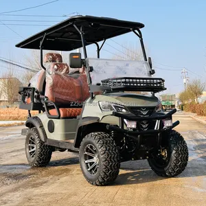 New Electric golf cart with cargo box lithium electric 2 seater four wheeler electric scooter
