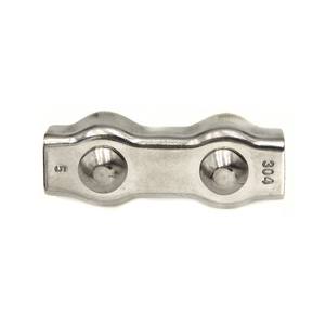 Pince pour câble métallique 304 316 Pince pour câble métallique Attache en acier inoxydable 1/8 3/16 Tendeur de câble métallique - Product Image 4