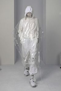 Vestido Impermeable y Cortavientos de Vinilo Transparente, Tela Transparente de TPU EVA - Product Image 5