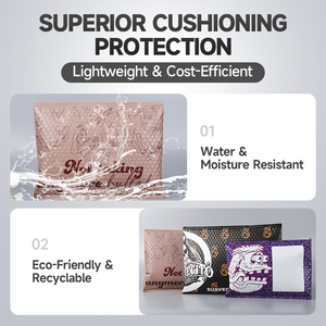 ซองกันกระแทกพิมพ์โลโก้สีดำด้านแบบกำหนดเองสำหรับส่งเสื้อผ้า - Product Image 4