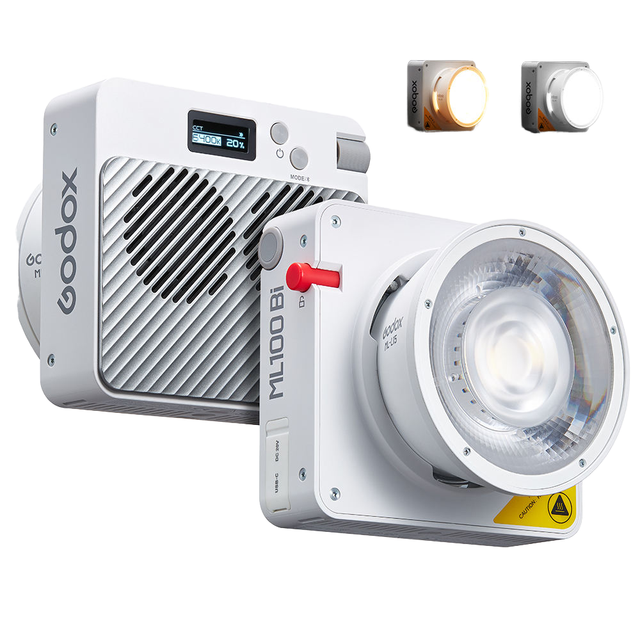 Godox ML100Bi 120W Bi-Color Pocket LED Video Light with App Control Portable Metal & Plastic Vlog Photography Fill Light