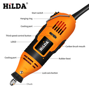 Mini perceuse rotative 200W avec ensemble d'accessoires de meulage Mini stylo de gravure <span class=keywords><strong>multifonction</strong></span> pour outils <span class=keywords><strong>Dremel</strong></span> - Product Image 6