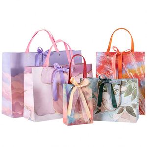 ถุงกระดาษหูหิ้วสำหรับรองเท้าและเสื้อผ้า ถุงช้อปปิ้งแบบคราฟท์ - Product Image 6