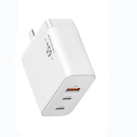 Chargeur rapide 65W Gan Type C avec prise UK, chargeur pour ordinateur portable 65W Type USB C, chargeurs pour téléphone portable, chargeur pour tablette iPad