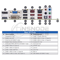 Carte mère de station de travail MBD-X13SAE, socket unique LGA1700, processeurs Core i9/i7/i5/i3 de 14e/13e/12e génération, W680, 4DIMM DDR5, 2PCIe5.0x16, ATX, NEUVE