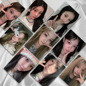 Kpop การ์ด LOMO Fromis_9 50ชิ้น/เซ็ต, การ์ดเซลฟี่สองด้าน Illit photocard jiwon jisun seoyoung บัตรของขวัญ - Product Image 5