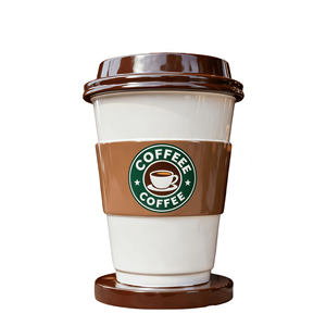 ถ้วยเรซินขนาดใหญ่รูปปั้นการ์ตูนชานมร้านกาแฟตกแต่งของใช้ในครัวเรือนกำหนดขนาดและสีได้เอง - Product Image 1