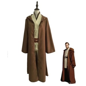 Al por mayor: Disfraz de cosplay de uniforme Jedi con capucha, trajes de caballero, túnica negra, capa con capucha de Darth para Halloween - Product Image 1