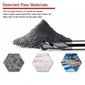 Fresa de desbaste de paso grueso de carburo de tungsteno sólido HRC55 con 4 filos, recubrimiento nano azul, para router CNC, antivibración, ODM OEM - Product Image 5