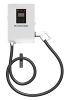 Chargeur rapide mural CCS2 DC 30 kW pour véhicules électriques, entrée 380 V, station de recharge pour véhicules à énergie nouvelle