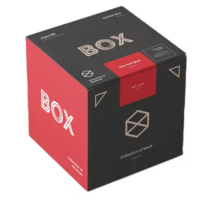 Wholesale Printing square Corrugated Carton Retail Small Carton for Packaging