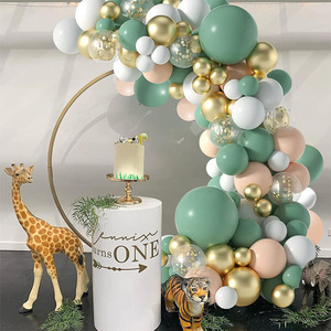 Hot Sale 117pcs Große Packung Elegante grüne Farbe Party Dekoration Ballon Garland Arch Kits - Product Image 2