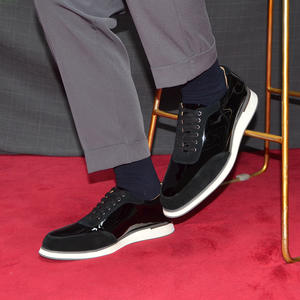 Chaussures habillées formelles en cuir véritable pour hommes, fabriquées au Royaume-Uni, à lacets, bout carré, décontractées, sportives, antidérapantes - Product Image 2