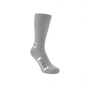 Calcetines de Yoga Ajustados Vetega Gris 100% Algodón para Deportes y Fitness, Diseño Antideslizante, Unisex, Color Sólido, Tejido, Empaquetados - Product Image 1