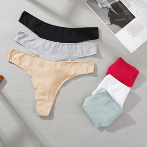 Biancheria intima da <span class=keywords><strong>donna</strong></span> semplice vita bassa estate pantaloni brasiliani all'ingrosso sport traspirante Sexy <span class=keywords><strong>perizoma</strong></span> di <span class=keywords><strong>cotone</strong></span> - Product Image 3