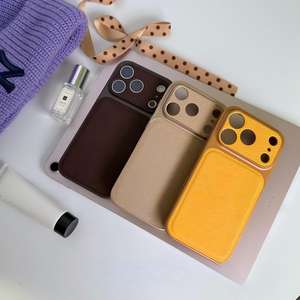 Coque DIY Nouveau Style – Amélioration Instantanée pour iPhone 17 – Texture Litchi – Grande Fenêtre – Protection Totale pour iPhone 16/15/14 – Sensation Peau - Product Image 1