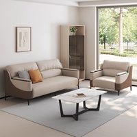 Canapé de bureau, simple et moderne, pour réception, réunion de clients, négociation commerciale, réception d'entreprise, espace de repos, luxe léger