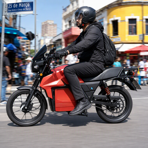Moto électrique 72V avec batterie interchangeable, transmission par chaîne, vitesse maximale de 85 km/h, livraison rapide, <span class=keywords><strong>scooter</strong></span> électrique - Product Image 3