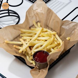 Bolsa de Papel Retro Recubierta de Doble Cara para Envolver Pollo, Papas Fritas, Hamburguesas, Pizza, Pan Grande y Productos Horneados - Product Image 2