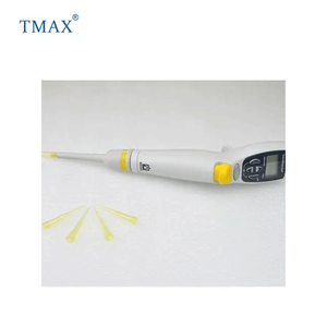 Pipeta de canal único electrónica de precisión marca TMAX 20 - 200uL con batería y cargador - Product Image 1