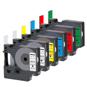 <span class=keywords><strong>Cartouche</strong></span> de ruban <span class=keywords><strong>Dymo</strong></span> de qualité supérieure 9 mm 6 mm 12 mm 40913 43613 45013 Cassette de ruban Noir sur blanc Compatible avec l'imprimante <span class=keywords><strong>Dymo</strong></span> Label 160 280 420P - Product Image 1