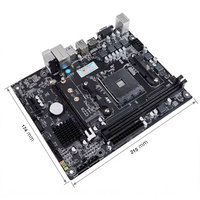 Carte mère PC HUANANZHI A320-D4 AM4 M-ATX DDR4, prend en charge les processeurs de la série AM4 1331PIN