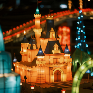 Không thấm nước lâu đài Đèn Lồng bền trang trí nội thất cho ngoài trời Vườn giáng sinh Cổ Tích lễ hội sân sau ban đêm lễ kỷ niệm nóng bán - Product Image 5