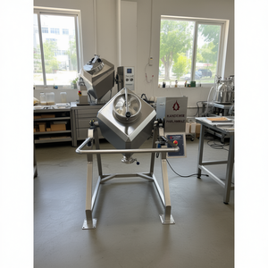 Mélangeur de poudre cubique Kandemir 150 litres, mélangeur rotatif 3D en acier inoxydable, de laboratoire à l'échelle industrielle - Product Image 3