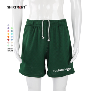 <span class=keywords><strong>Pantaloncini</strong></span> da <span class=keywords><strong>basket</strong></span> personalizzati con Design semplice doppio singolo strato <span class=keywords><strong>pantaloncini</strong></span> da allenamento estivi da 5 pollici in maglia corta da uomo - Product Image 3