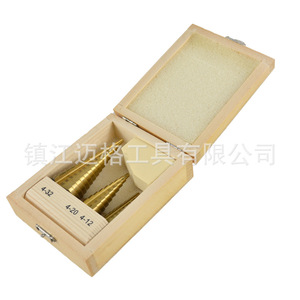 Lingxian Counterbore <b>Drill</b> Metric <b>Step</b> <b>Drill</b> With Titanium Plating Multi Stage Pagoda Shape For Hole Opening And Reaming - Product Image 2