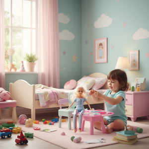 ตุ๊กตาหมอเบลล่าในกล้องพร้อมชุดของเล่นทางการแพทย์ 33x38 ซม. สำหรับเด็กผู้หญิงเล่นบทบาทสมมติ - Product Image 3